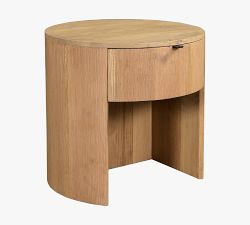 Klint 1-Drawer Round Nightstand (19&quot;)