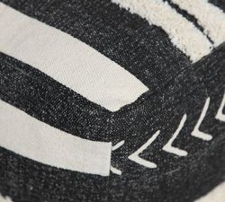 Mudcloth Tufted Pouf