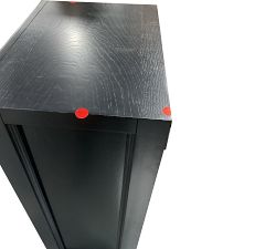 Open Box: Modular Bar Collection, Wine Grid Base - Black