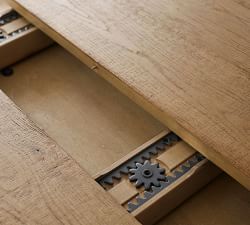 Fort Round Pedestal Extendable Dining Table (48&quot;-68&quot;)