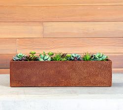 Trough Corten Steel Outdoor Planters