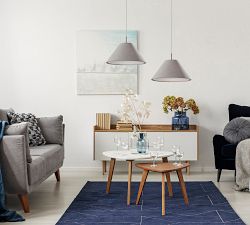 Holden Linen Pendant (18")