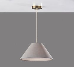 Holden Linen Pendant (18")