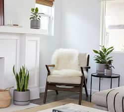 Modern Gray Ceramic Planters