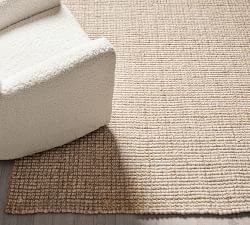 Open Box: Chunky Wool Jute Rug