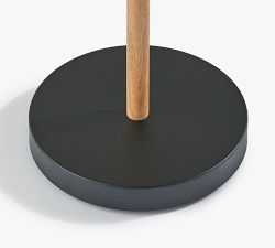 Patton Wood &amp; Metal Floor Lamp (62")