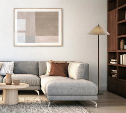 Patton Wood &amp; Metal Floor Lamp (62")