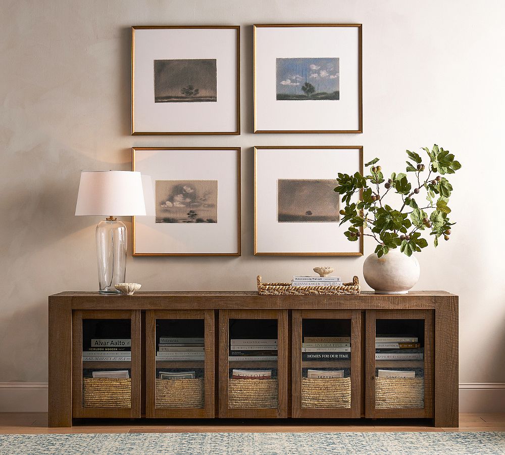 Rockport Glass Door Media Console (94