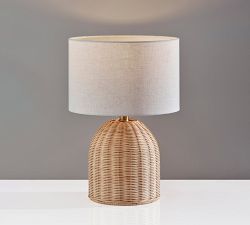 Braxton Rattan Table Lamp (19&quot;-24&quot;)
