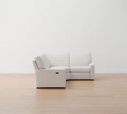 Turner Square Arm Reversible Power Reclining Sectional - Storage Available (115&quot;&ndash;128&quot;)