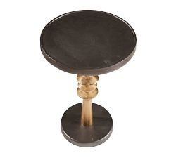 Anais Round Metal Accent Table (14&quot;)