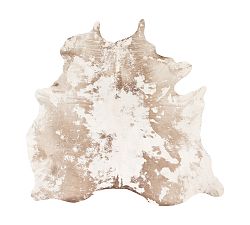 Open Box: Devi Cow Hide Rug, 5' x 7' - Warm Brown