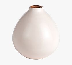 Open Box: Tallan Ceramic Vase, Medium - White