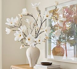 Faux Blooming Magnolia Branch
