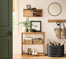 Channing Wall Shelf With Cabinet (27")
