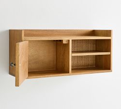 Channing Wall Shelf With Cabinet (27")