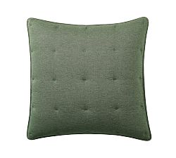 Open Box: Belgian Flax Linen Comforter Sham, Euro, Set of 3 - Cypress