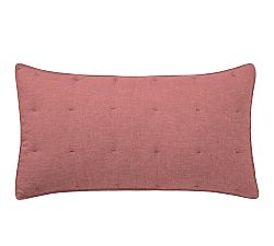 Open Box: Belgian Flax Linen Comforter Sham, King, Set of 2 - Rosewood