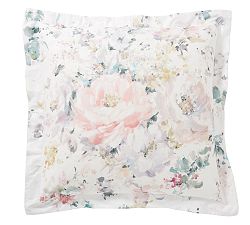 Open Box: Kinsley Percale Sham. Euro, Set of 3 - Multi