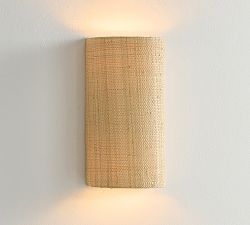 Andre Rattan Sconce (12")