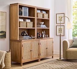 Channing Cane Storage Shelf Set (72")