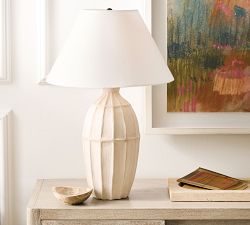 Finn Ceramic Table Lamp (18"-27")