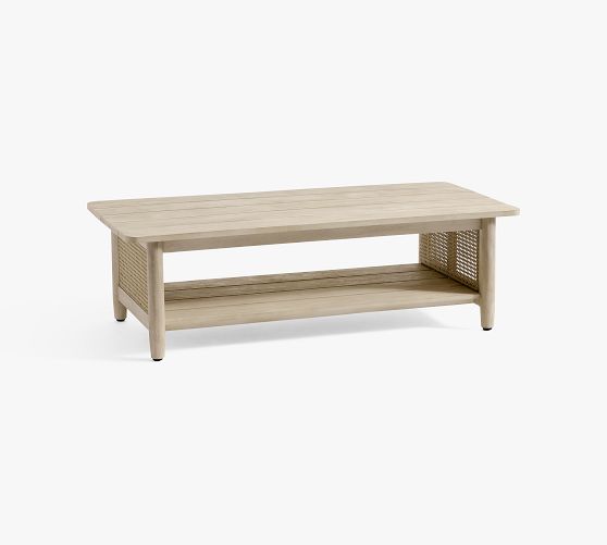 Pottery Barn Marina Cane Coffee Table