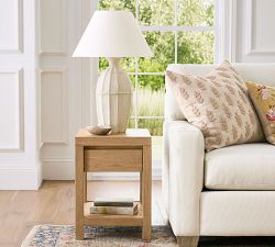 Finn Ceramic Table Lamp (18"-27")