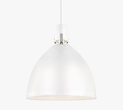 Open Box: Sauer Metal LED Pendant - White