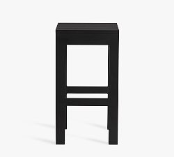 Open Box: Malibu Metal Outdoor Barstool Frame, Individual - Black