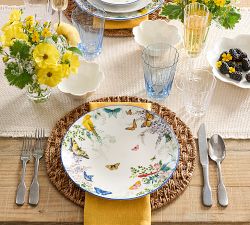 Meadow Stoneware Appetizer Plates - Mixed Set of 4