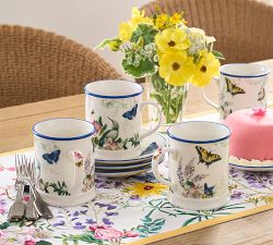 Meadow Stoneware Mugs - Set of 4