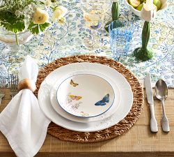 Meadow Stoneware Appetizer Plates - Mixed Set of 4