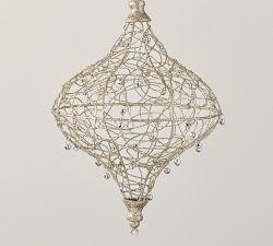 LoveShackFancy Glitter Cage Ornament