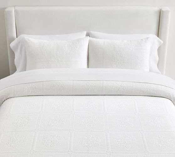 Cotton Damask Jacquard Duvet Cover