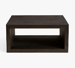 Open Box: Folsom Large Square Coffee Table (40") - Charcoal