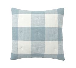 Open Box: Bryce Comforter Sham, Euro, Set of 2 - Chambray