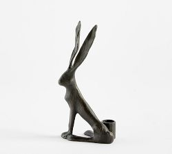 Sculpted Bunny Candle Holder