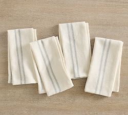Jackson Stripe Cotton Napkins - Set of 4