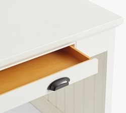 Aubrey Writing Desk with File Cabinet (78")