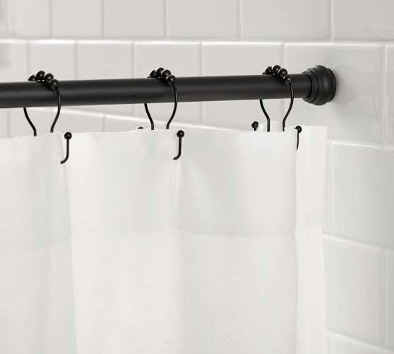 Wall Mount Classic Shower Curtain Rod - Thumbnail 4