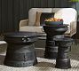 Frog Drum Metal Outdoor Side Tables (12&quot;-25&quot;)
