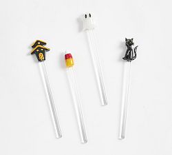 Halloween Icon Stir Sticks - Mixed Set of 4
