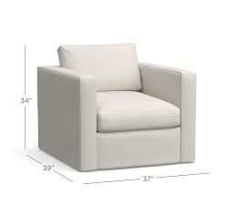 Jake Slipcovered Outdoor Lounge Chair