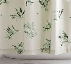 Monique Lhuillier Lily of the Valley Shower Curtain