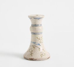 Ornate Hand-Painted Candle Holder - Thumbnail 5