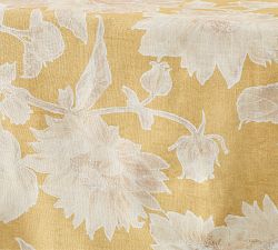 Sunflower Botanical Organic Cotton Tablecloth