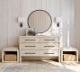 Cayman Upholstered Dresser Stool by Michael Graves Design