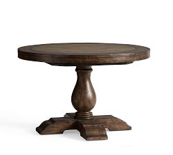 Lorraine Round Pedestal Extendable Dining Table (72&quot;)