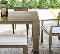 Rockport Metal Rectangular Outdoor Dining Table (76&quot;-96&quot;)